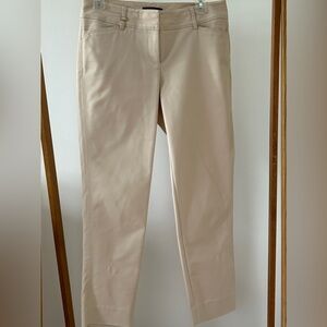 Cream colored slim ankle size 2 regular pant from White House black market